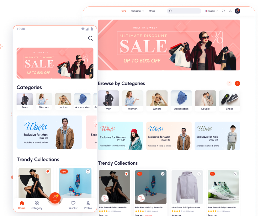 Branded customer storefront and mobile app